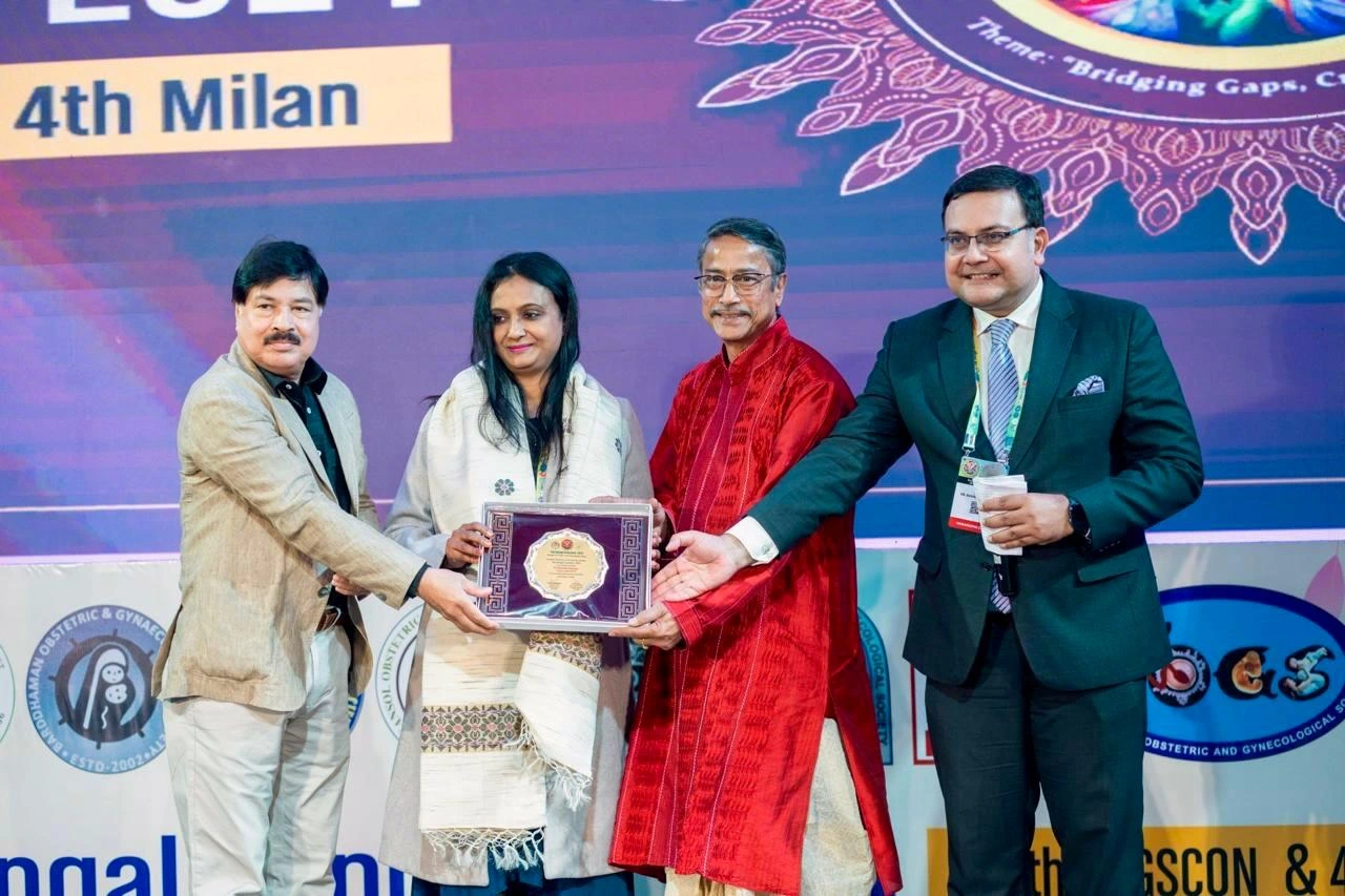 Dr. Dipanwita Banerjee at felicitation ceremony
